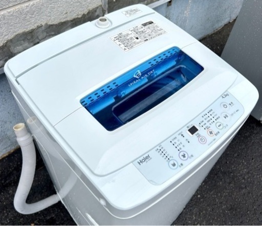 お引取り限定 美品 16年製 Haier ハイアール 4.2kg 全自動洗濯機 JW-K42M