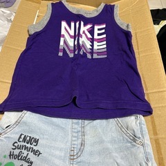 NIKE タンクトップ＆パンツ　中古　100cm