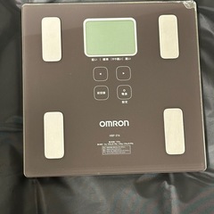 オムロン 体重組成計 ブラウン