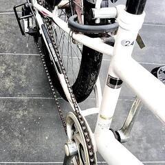 SHIMANO★6段変速機付きマウンテンバイク★24インチ★の画像