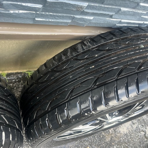 155/55R14アルミホイールセット！！タイヤバリ溝！