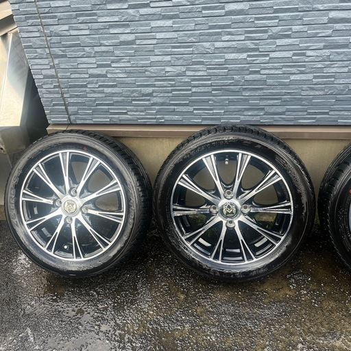 155/55R14アルミホイールセット！！タイヤバリ溝！