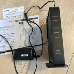 WiFi 無線LAN ルーター バッファローWSR-1166DH...