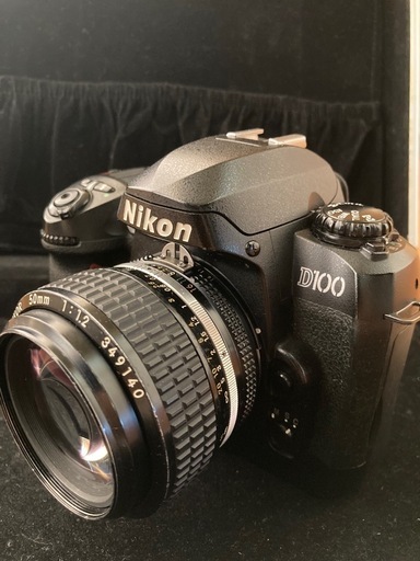 Nikon Ai Nikkor 50mm f/1.2S   と　Nikon D100セット