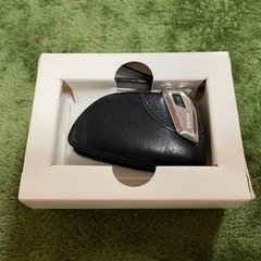 BMW キーケース 革 レザー ブラックの画像