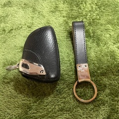 BMW キーケース 革 レザー ブラックの画像