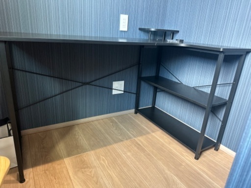 【新品】【引取り希望】パソコンデスク　書斎デスク