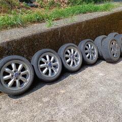 タイヤホイール８本セット+タイヤチェーン