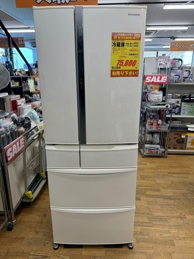 Panasonic製★2019年製★観音開き★冷蔵庫★6ヶ月間保障付き