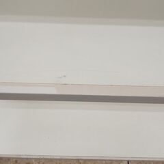 ★ジモティ割あり★  キャビネット 白 H108×D49×W63 クリーニング済み TJ7989の画像