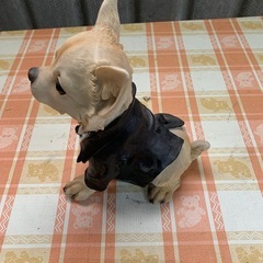 可愛い　犬 置物 センサーチワワ の画像