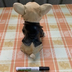 可愛い　犬 置物 センサーチワワ の画像