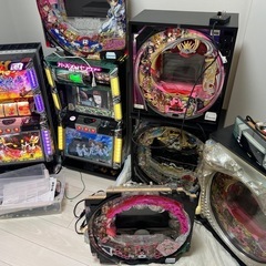 [0円] スロット2台&卓上パチンコ合計5台　初代ガールズ＆パン...