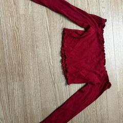 【SHEIN】赤 トップス 肩紐 C-3