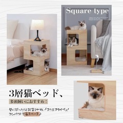 ペテペラ　ペットベッド　キャットタワー　ペットの画像
