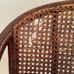 【籐家具の椅子　さしあげます】取りに来ていただける方、お願いします。の画像