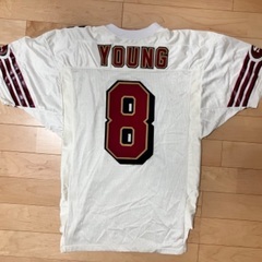 サンフランシスコ49ers #8 YOUNG（スティーブ・ヤング）50周年ユニホームの画像