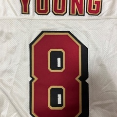サンフランシスコ49ers #8 YOUNG（スティーブ・ヤング）50周年ユニホームの画像