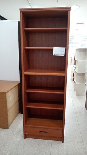 ★ジモティ割あり★  本棚 ブラウン H180×D34×W60 クリーニング済み TJ7995