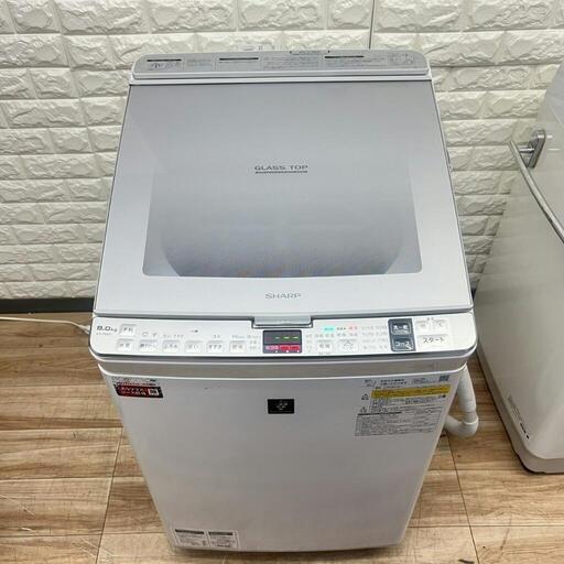 ご成約済み配送設置0円で✌SHARP 乾燥機機能付き洗濯機　8kg  ES-PX8D-P