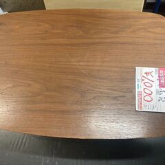 ☆中古￥1,000！コーナン　木目折りたたみテーブル　家具　幅7...
