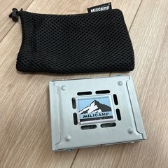 キャンプ用品　ミリキャンプ ポケットストーブ