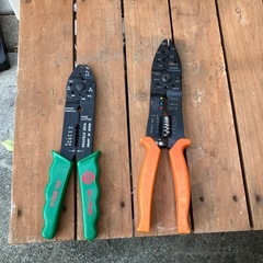 【受け渡し決定】電工ペンチ2本セット