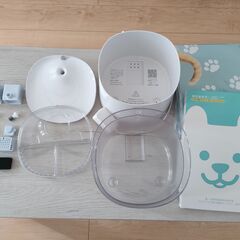 猫・犬用給水器プラスアクア本体、交換用ポンプ、フィルターのセット