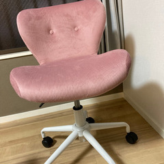 新品未開封 デスクチェア ピンク