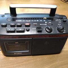 無償　SONY　ラジオカセットレコーダーCFM-A50　1998年製