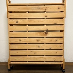 【USED】木製折りたたみベッドフレームの画像