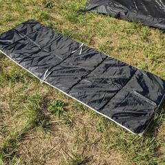 キャンプ コット用マット☆洗濯可 クイックキャンプ 敷きパッド シングル 100%コットンの画像