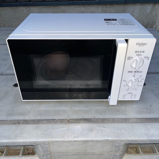 ★美品 動作良好★haier ハイアール 電子レンジ jm-17f-60 60hz専用★2016年製★