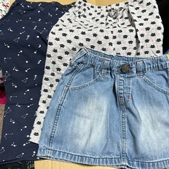 レギンス＆スカート　3点セット　120cm 中古