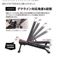 リーディングエッジ トレーニングベンチ マルチポジション の画像