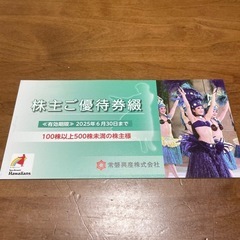 ハワイアンズ3名入場券付き優待券　