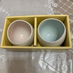 新品未使用　ころんペアカップ　美濃焼の画像