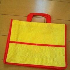 新品ポケット付トートバッグ　レッスンバッグ　アンパンマンの画像