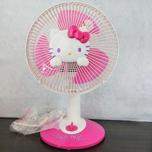 【レア物】サンリオ キティちゃん 扇風機 くじ1等 HELLO KITTY 卓上扇風機