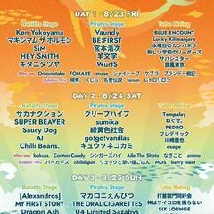 Wild Bunch フェス 8月25日チケット