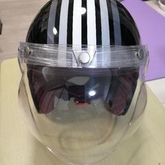 美品!マルシン工業ジェットヘルメットV-339日本製　サイズフリー（57〜60）の画像