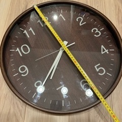 【中古】直径45cm 壁掛け時計 ニトリ　お譲りします