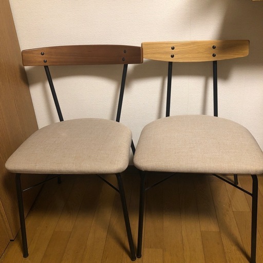 定価16000円相当ダイニングチェア2点セット