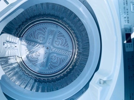 シャープ　全自動電気洗濯機　ES-GE6B-W