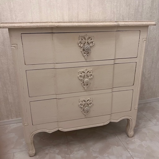 希少！！BLANC D'IVOIREサイドテーブル　アイボリー　サラグレース