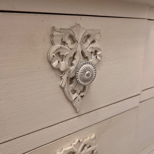 希少！！BLANC D'IVOIREサイドテーブル アイボリー サラグレース