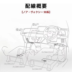 GIMUYA トヨタ ヴォクシー90系 フットランプ の画像