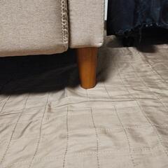 二人掛けソファー汚れあります。の画像
