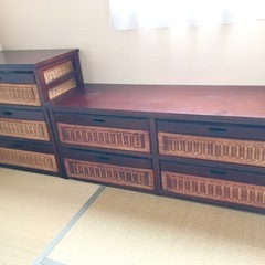 アジアン風？収納家具★セットで！★値下げ可能★