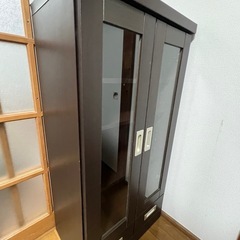 食器棚/本棚(ガラス扉)お譲りします
